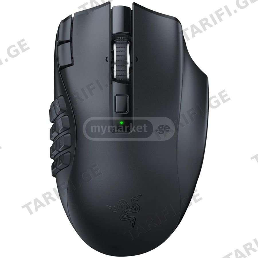 Razer Naga V2 HyperSpeed, WL/BT, Black - RZ01-03600100-R3G1Brand: RazerModel: Naga V2 HyperSpeedSensor: Focus Pro 30K Optical SensorInterface: Wireless. - Razer™ HyperSpeed WirelessBattery life: up to