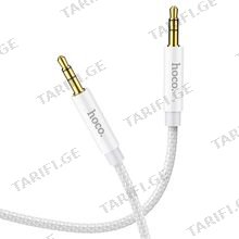 HOCO UPA19 AUX audio cable(L=1M) SILVER