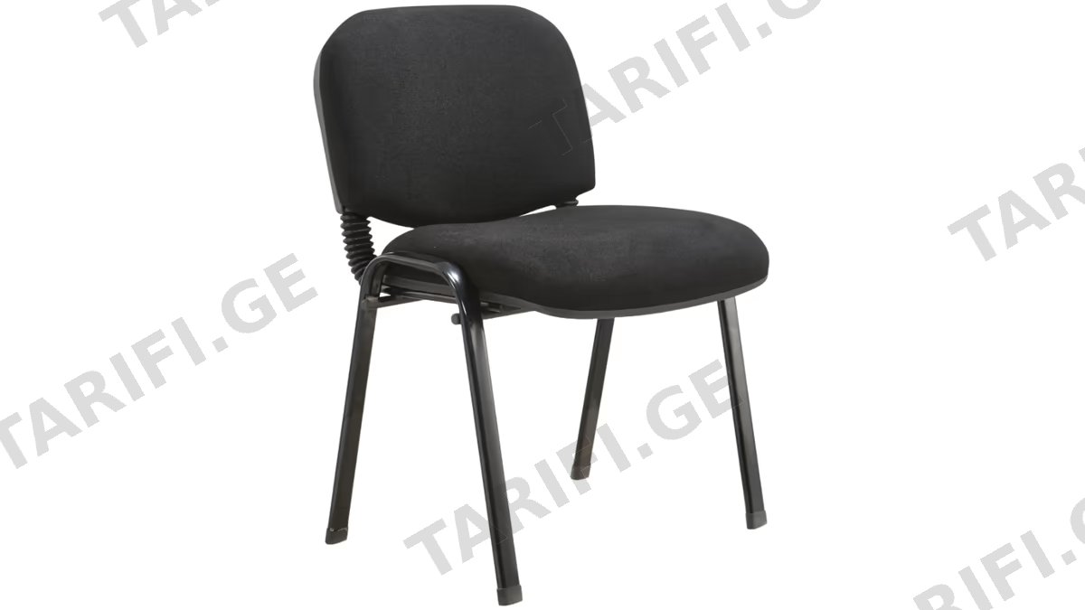 ვიზიტორის სავარძელი ALLX SF166-D, Visitor Chair, Black