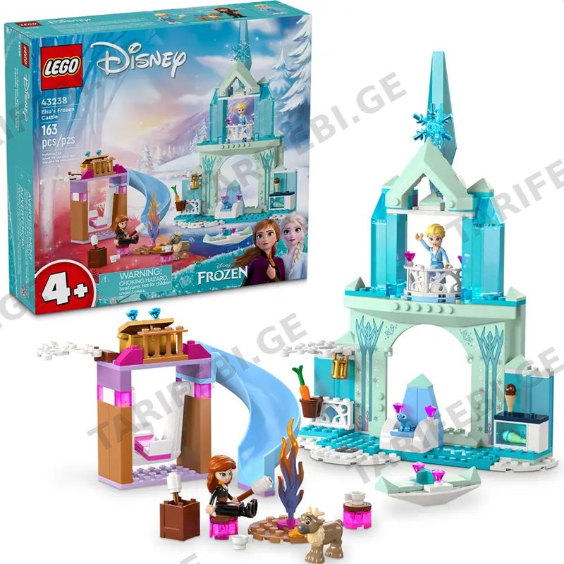 კონსტრუქტორი LEGO ELSA'S FROZEN CASTLE (43238)