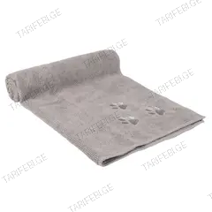 ძაღლის პირსახოცი Flamingo ნაცრისფერი