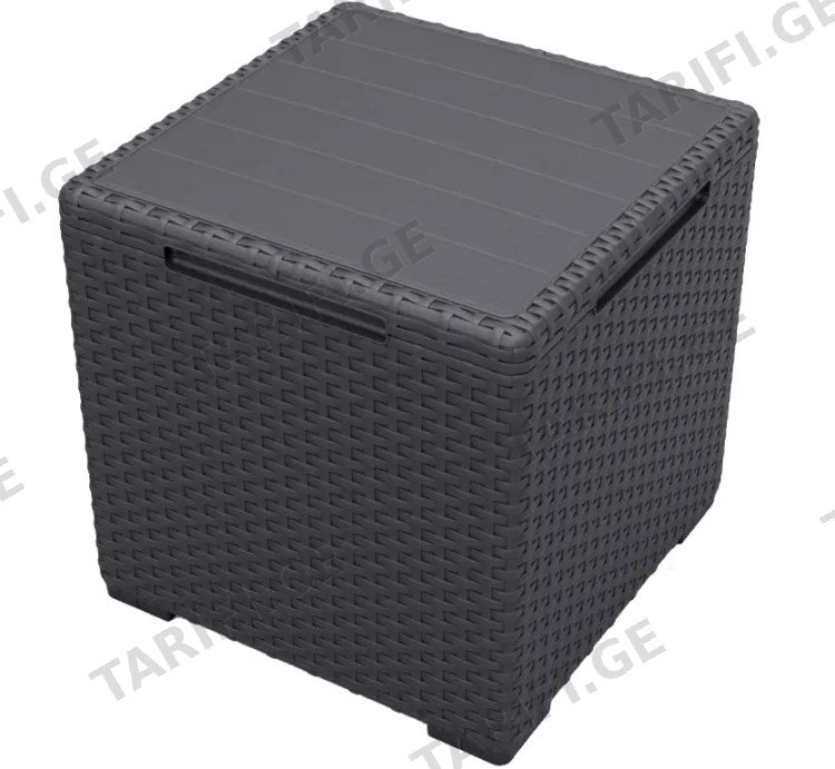 შესანახი ყუთი ბაღის Keter Vigo 37x37x37 სმ გრაფიტი
