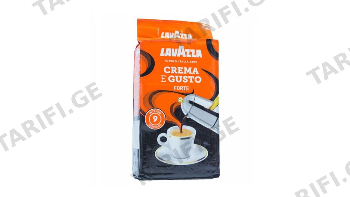 ყავა/ლავაცა CREMA&GUSTO პაკეტი/0.250გრ