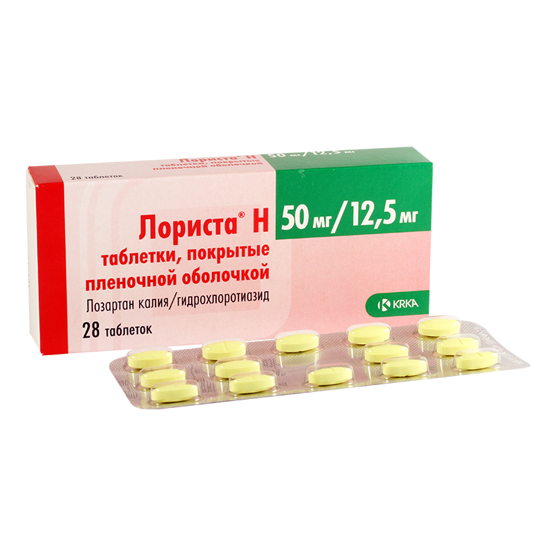 ლორისტა H 50მგ/12.5მგ #28ტ