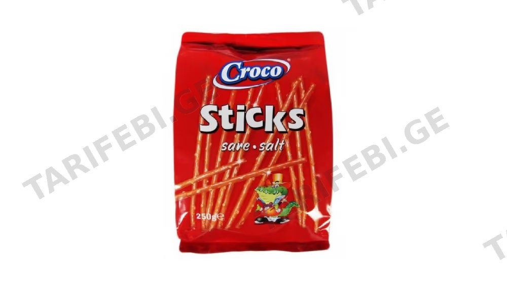 Croco მარილიანი ჩხირი 250გრ