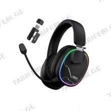Onikuma GT836 Tri-Mode Gaming Headset Black ყურსასმენი