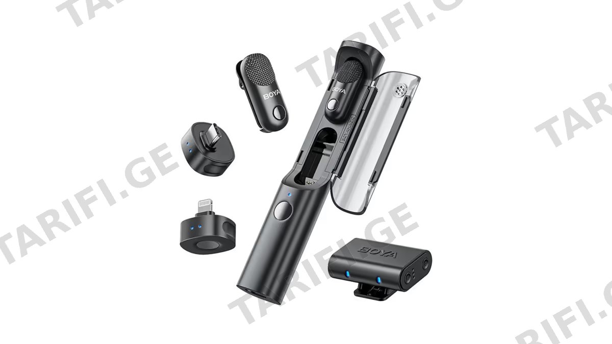 BOYA Magic 02 Transformable Al-Powered Mini Wireless Microphone combo