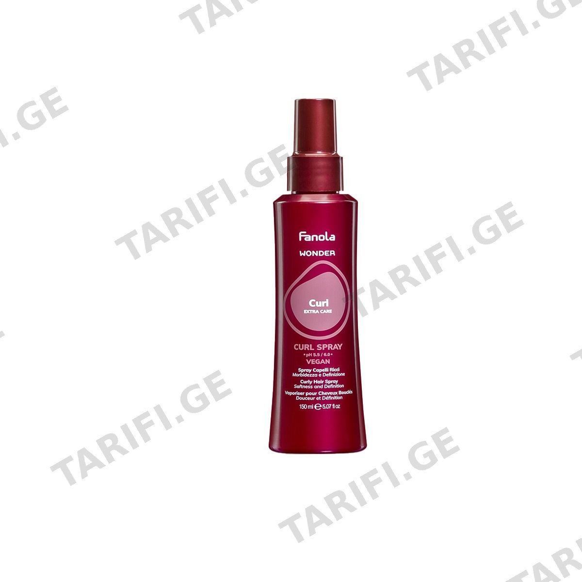 ხვეული თმის სპრეი Wonder Curl 150 მლ 5990 ფანოლა - Fanola