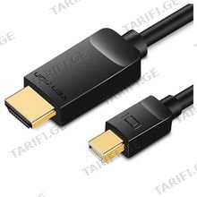 VENTION HABBH Mini DP to HDMI Cable 2M Black