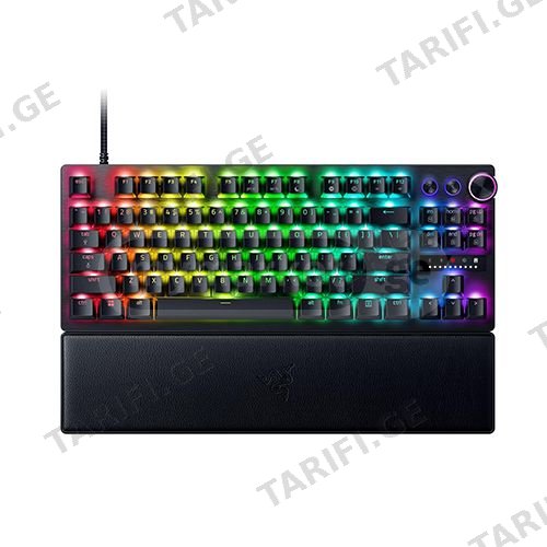 მექანიკური კლავიატურა - Razer Huntsman V3 Pro TKL RGB Black
