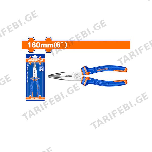 გრძელტუჩა ოვალური პირით 6"/160მმ (WPL4906) WADFOW