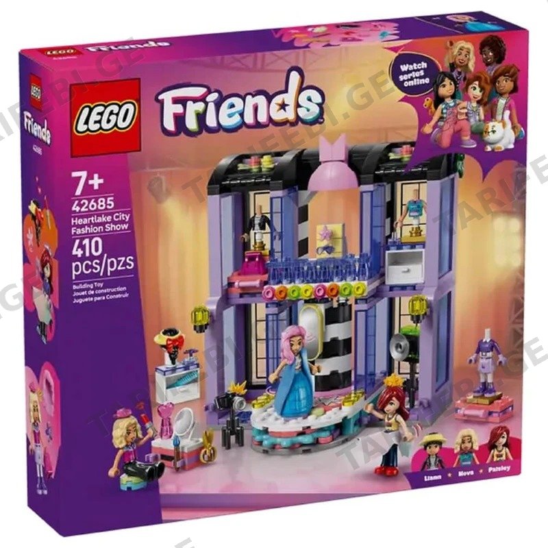 ასაწყობი კონსტრუქცია LEGO 42685 FRIENDS ჰართლეიკ სითის მოდის ჩვენება