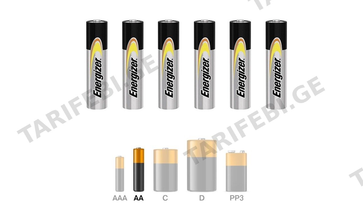 Energizer Size AA ელემენტი (1ცალი) (2350)