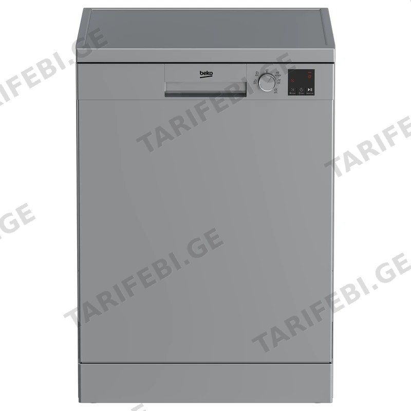 ჭურჭლის სარეცხი მანქანა BEKO DVN05321S SUPERIA 13 კომპლექტიანი ვერცხლისფერი