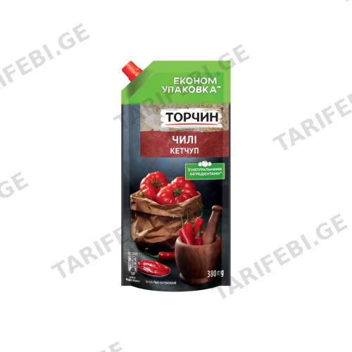 კეტჩუპი ჩილი /ტორჩინი/ 380გ