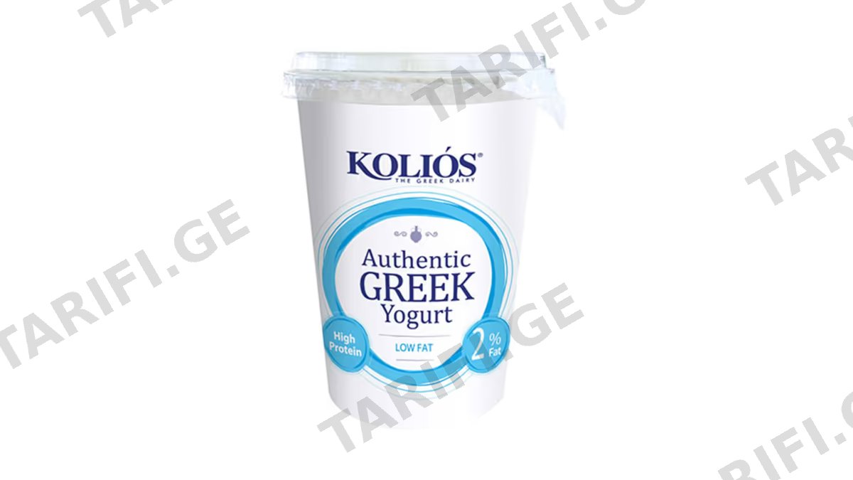 ბერძნული იოგურტი/ kolios/ 2%/ 500 გ