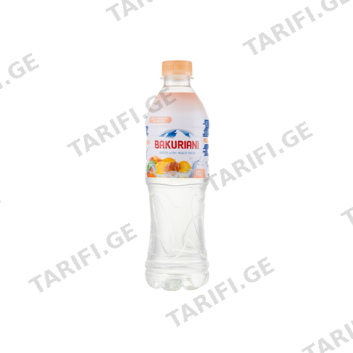 წყალი ატამი / ბაკურიანი / 0.5 პეტი