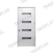 კარი მდფ MQ30 White Ash 3023-6 2200x820x100 (მინით)