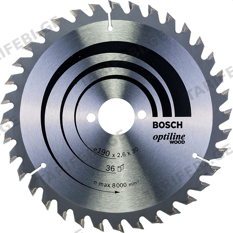 ხერხის პირი BOSCH CIRCULAR SAW BLADE WOOD 2608640616