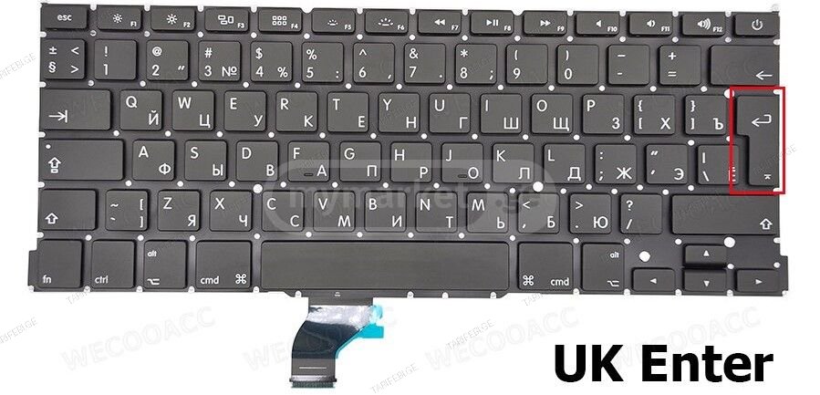 Apple Macbook Pro Retina 13" A1502 A1493 keyboard