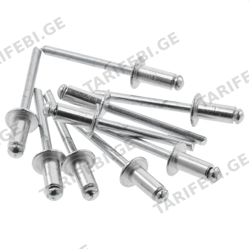 მოქლონების ნაკრები HOGERT HT2C162 (50 ცალი, 4X8 მმ)
