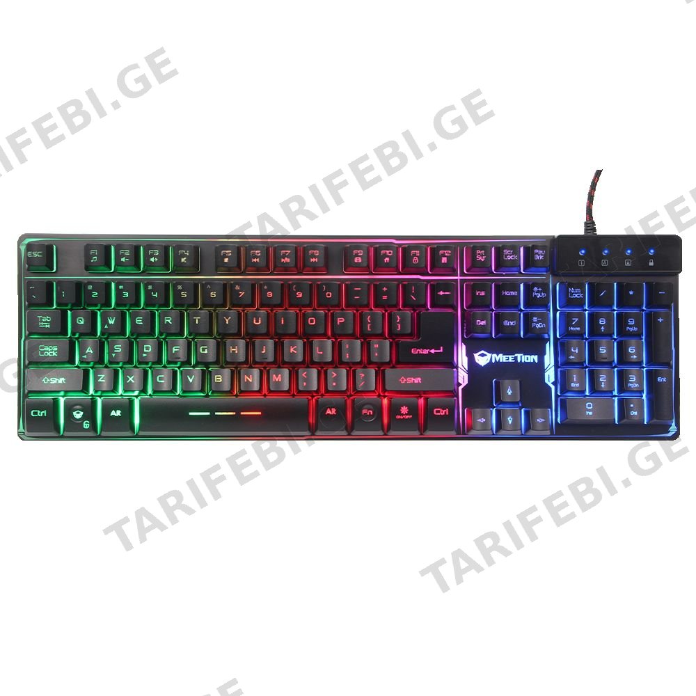 კლავიატურა MeeTion K9300 USB Wired Backlit Gaming Keyboard