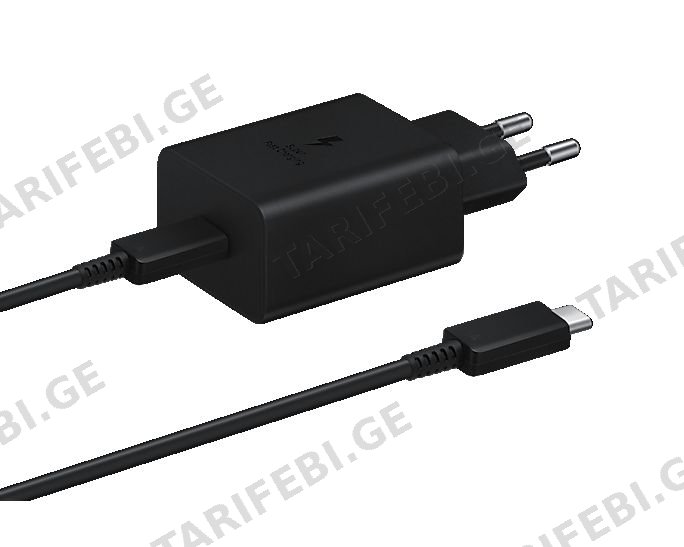 დამტენი Samsung Fast Charger Type C Black EP-T4511XBEGRU