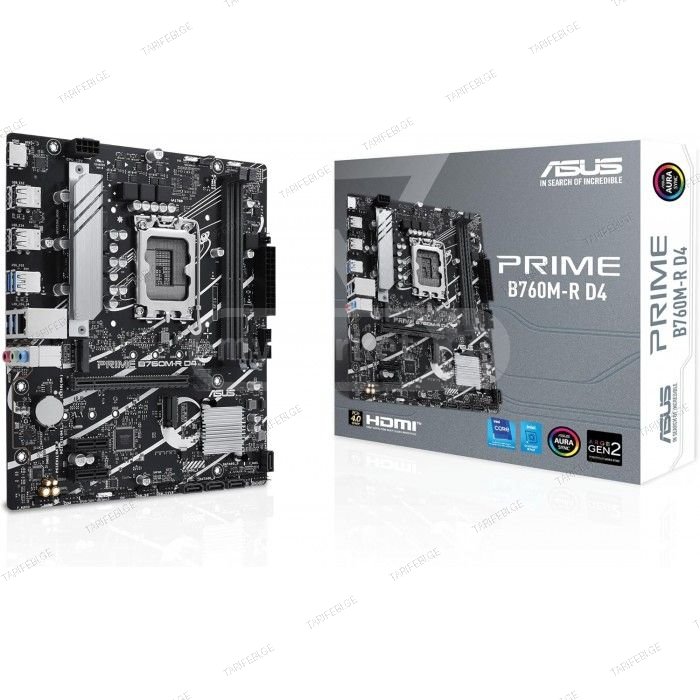 დედა დაფა ASUS Prime B760 M-R D4 Gaming Socket Intel LGA 170