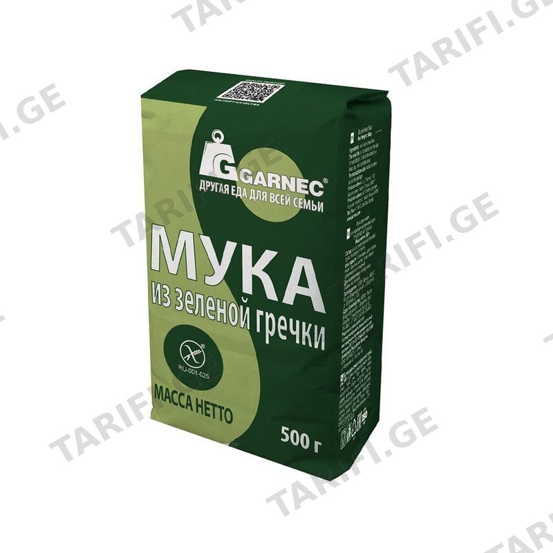 მწვანე წიწ.ფქვGLUTEN FREE500გ 1ც