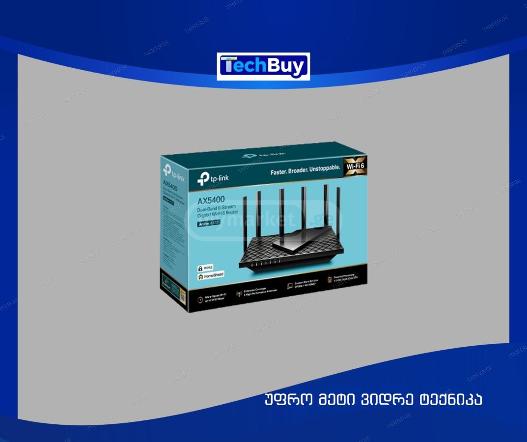 TP-Link AX5400 Archer AX73  Wi-Fi როუტერი