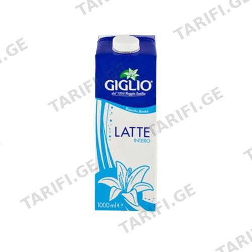 იტალიური რძე/ GIGLIO/ 3,6% 1ლ