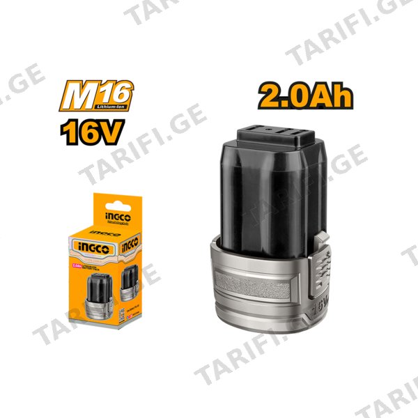 ელემენტი 16V-2 Ah Li-Ion (FBLI1620) INGCO