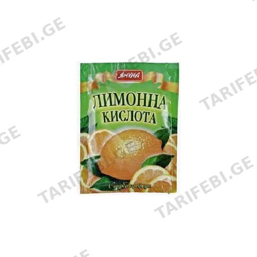Citric acid 20 gr.