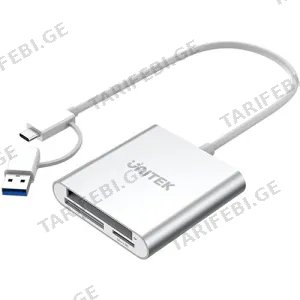 Unitek Y-9313D Card Reader USB3.0 to Micro SD/CF White