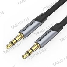 VENTION BAPHJ 3.5MM Male to Male Flat Aux Cable 5M Gray