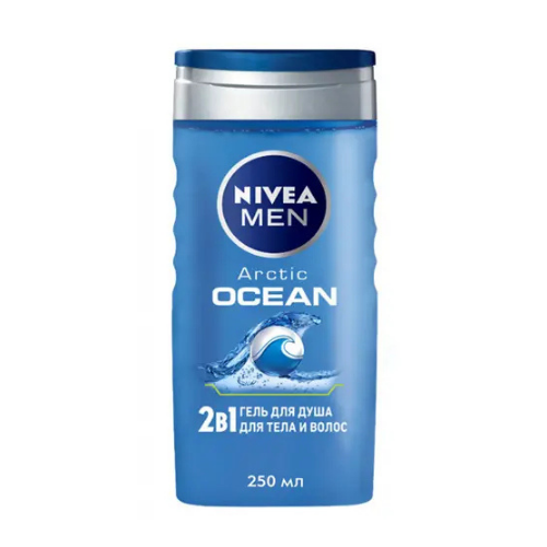ნივეა - მამაკაცის შხაპის გელი 2X1 Arctic Ocean 250მლ