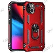 iPhone 13 Sofia Ring Case სილიკონის ქეისი ბეჭდით - წითელი