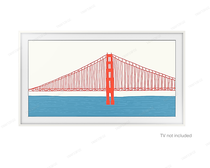Samsung Customisable White Frame Bezel 50inch 2021-2022 VG-SCFA50WTBRU