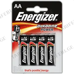 ელემენტი Energizer AA Alkaline Power 4 ც