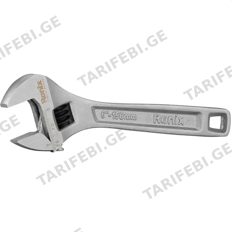 რეგულირებადი ქანჩის გასაღები RONIX RH-2401 (6")