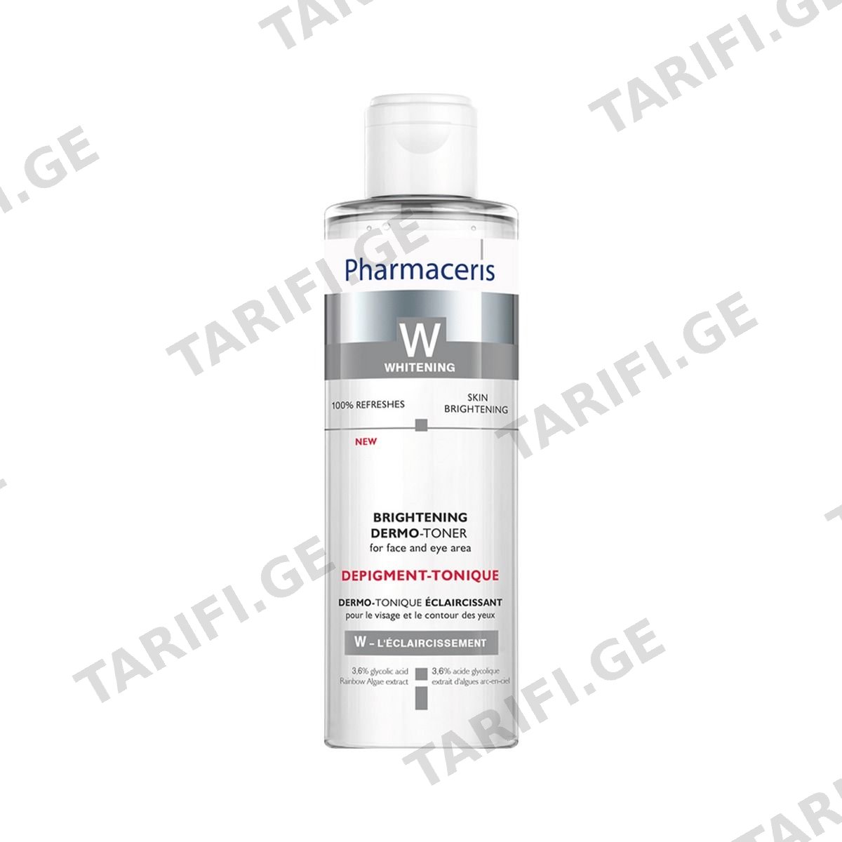 სახის მათეთრებელი დერმო ტონერი W Whitening 7102 ფარმაცერისი - Pharmaceris