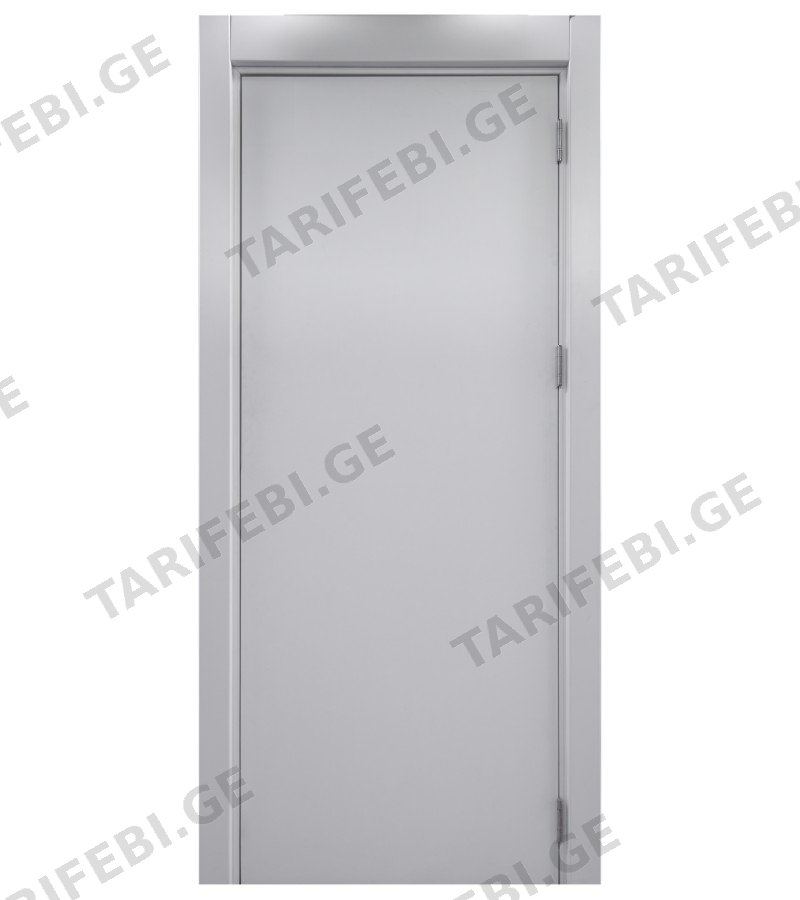 კარი MDF Гладье-6мм ზომა. 80*2150 ფერი. ПЭТ Белый
