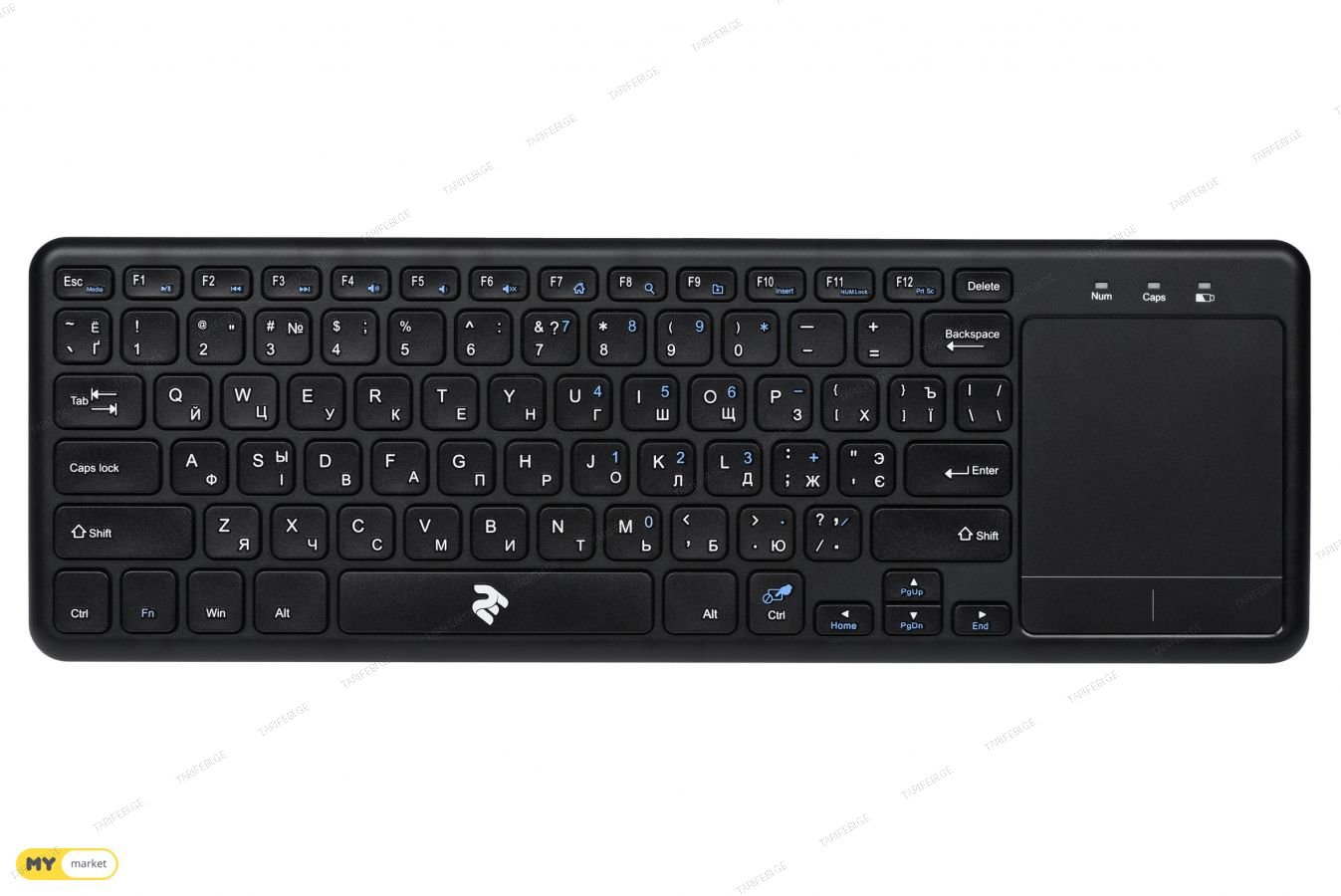 KEYBOARD with mouse touchpad 2E KT100