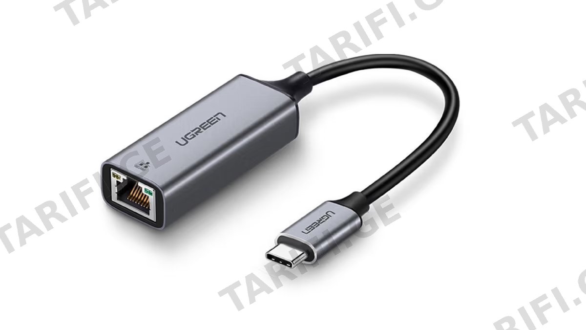 LAN ადაპტერი UGREEN CM199 (50737), USB Type C to 10/100/1000M Ethernet Adapter
