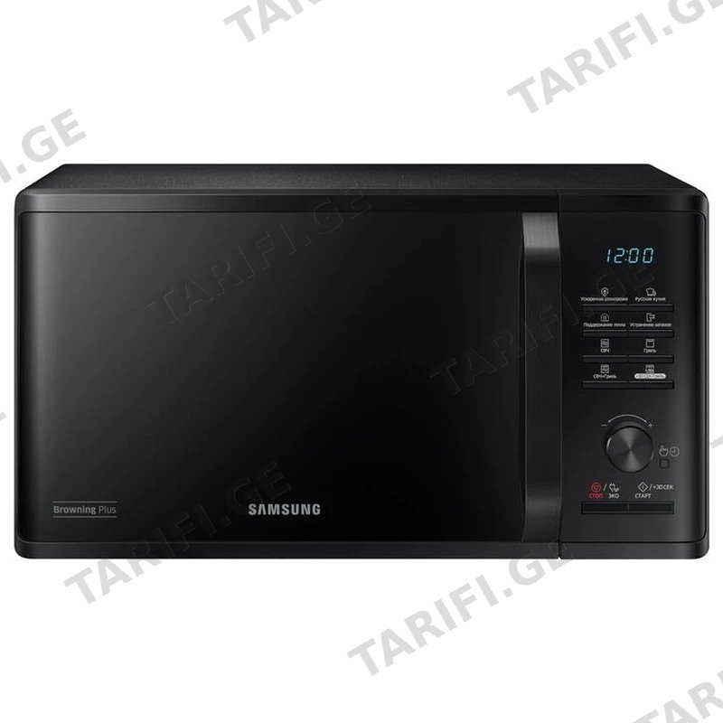 მიკროტალღური ღუმელი გრილით SAMSUNG MG23K3515AK/BW 23 ლ 800 W Black