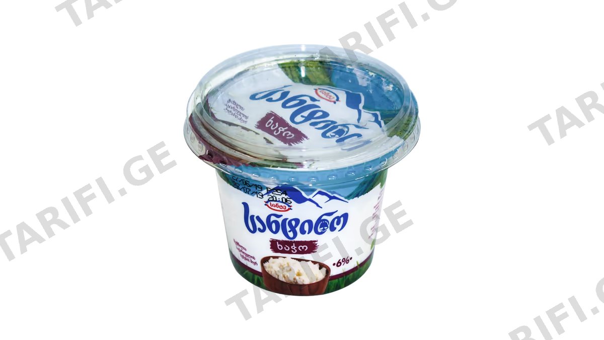 ხაჭო/ სანტინო 6% ჭიქა / 180გრ
