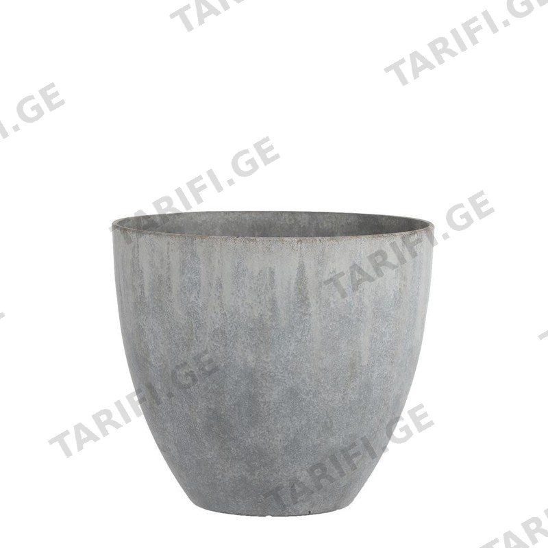 ქოთანი, ნაცრისფერი Mica Decorations, Timeless Elegance, 38.5 x 32.5 სმ