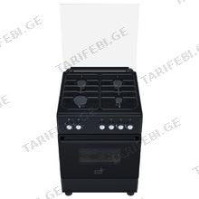 Dixi FF6400GFZB Black გაზქურა