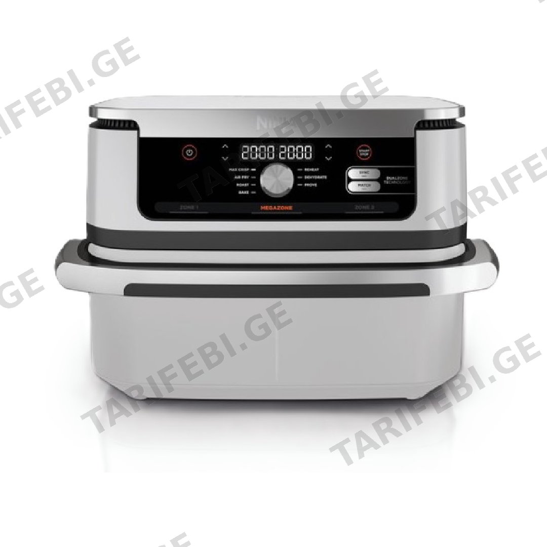 Ninja AF500EUWH Dual Zone Air Fryer 10.4L White/Silver