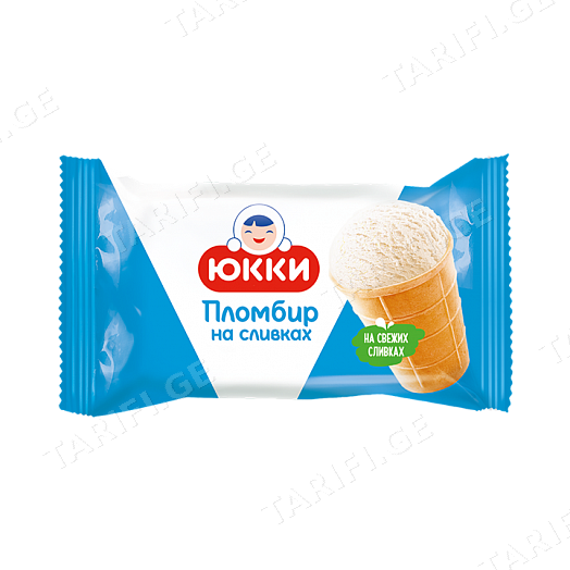 ნაყინი ვაფლის ჭიქაში ვანილის არომატით Yukki 75 გრ